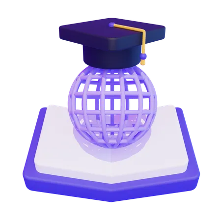 Global Education  3D Icon