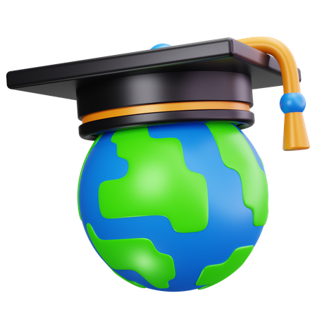 Global Education  3D Icon