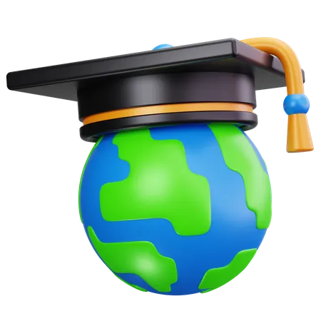 Global Education  3D Icon