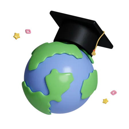 Global Education  3D Icon