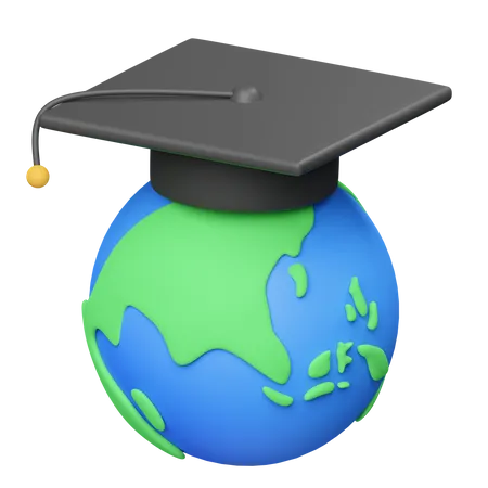 Global Education  3D Icon