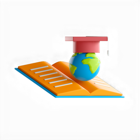 Global Education  3D Icon