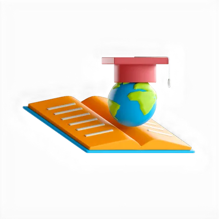 Global Education  3D Icon