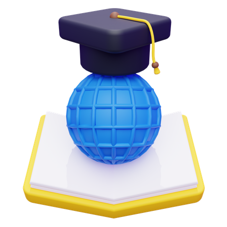 Global Education  3D Icon