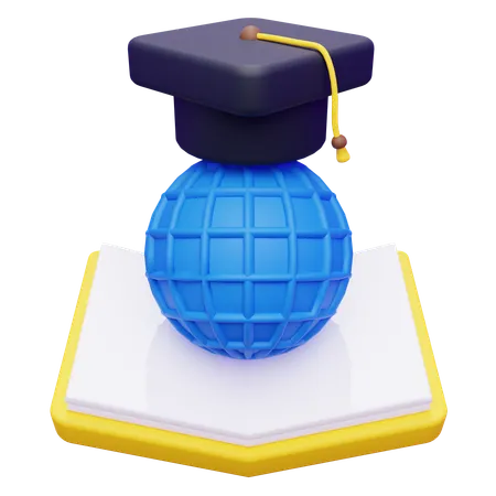 Global Education  3D Icon