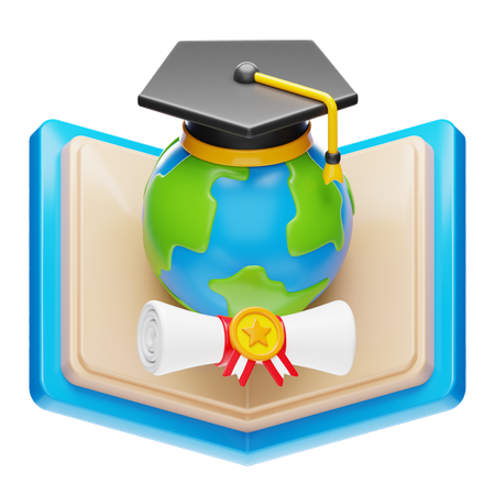 Global Education  3D Icon