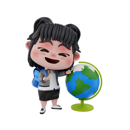 Global education  3D Icon