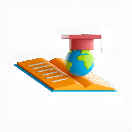 Global Education 3D Icon
