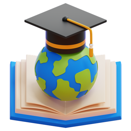 GLOBAL EDUCATION  3D Icon