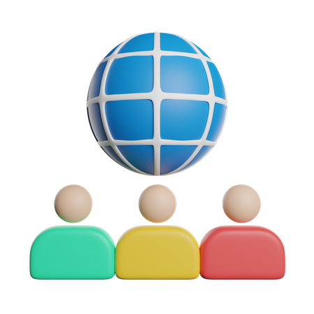 Global Employee  3D Icon