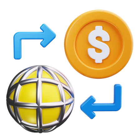 Global Exchange  3D Icon