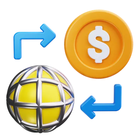 Global Exchange  3D Icon