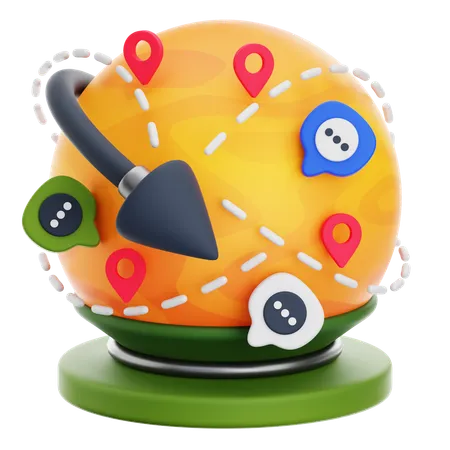 Global Expansion  3D Icon