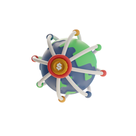 Global Expansion  3D Icon