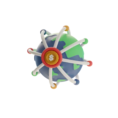 Global Expansion  3D Icon
