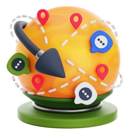 Global Expansion  3D Icon