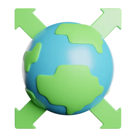 Global Export  3D Icon