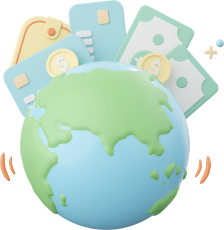 Global Finance  3D Icon