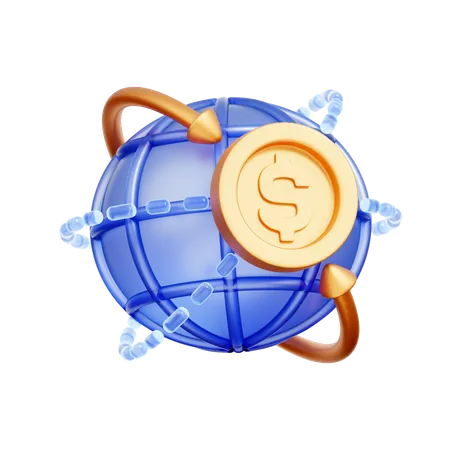 Global Finance  3D Icon