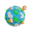 3d global finance logo