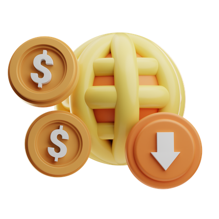 Global Financial Crisis  3D Icon