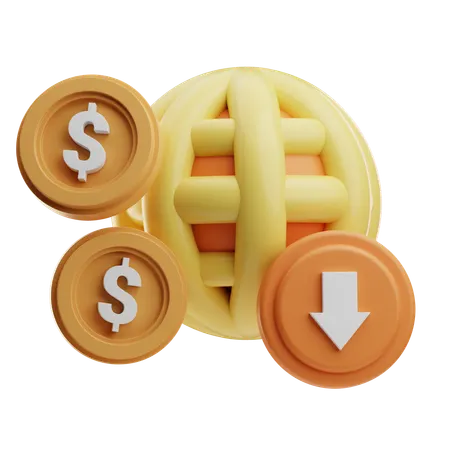 Global Financial Crisis  3D Icon