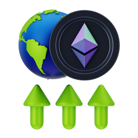 Global Growth  3D Icon