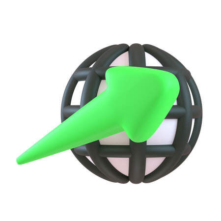 Global Growth  3D Icon