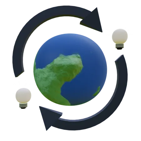 Global Idea  3D Icon