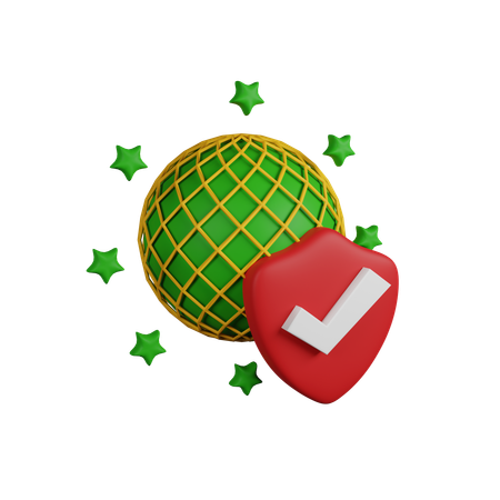 Global insurance  3D Icon