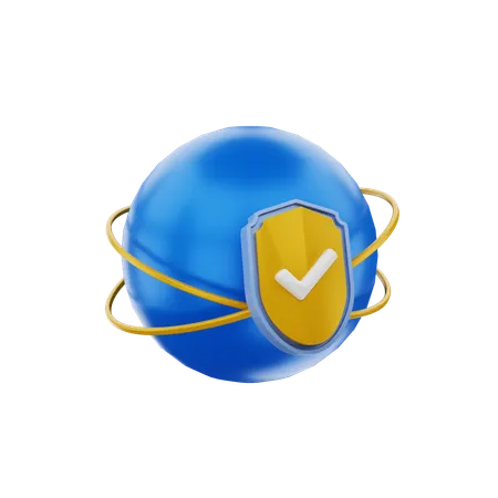 Global Insurance  3D Icon