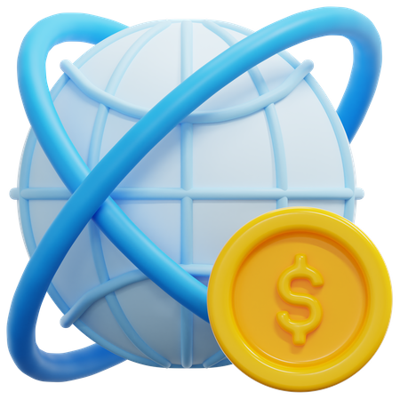 Global Investing  3D Icon