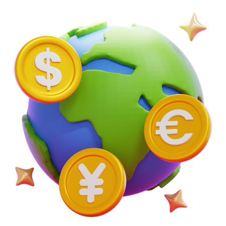 GLOBAL INVESTMENT  3D Icon