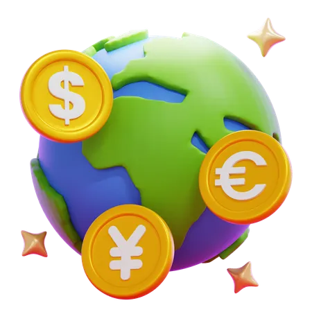 GLOBAL INVESTMENT  3D Icon