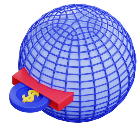 Global Investment  3D Icon