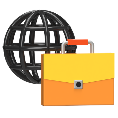 Global Job  3D Icon