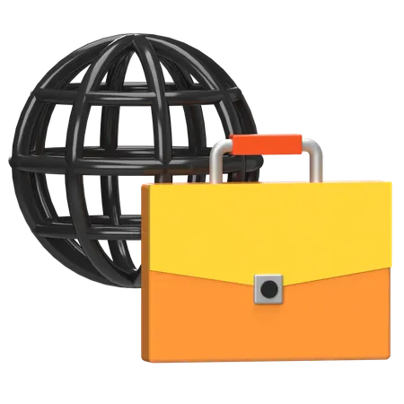Global Job  3D Icon