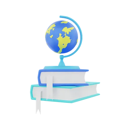 Global Knowledge  3D Illustration