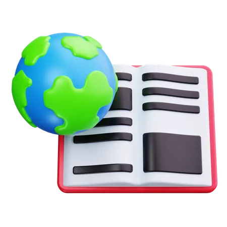 Global Learning  3D Icon