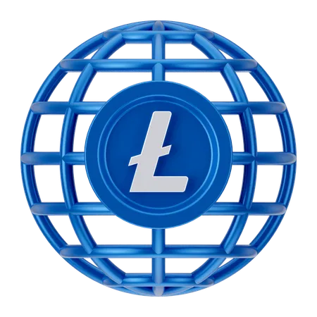 Global Linecoin  3D Icon