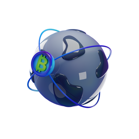 Global Link  3D Icon