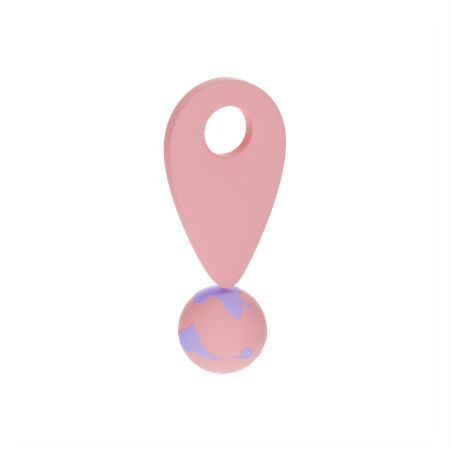 Global Location  3D Icon