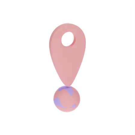 Global Location  3D Icon
