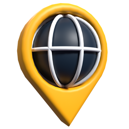Global Location  3D Icon