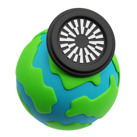 Global Mantle  3D Icon