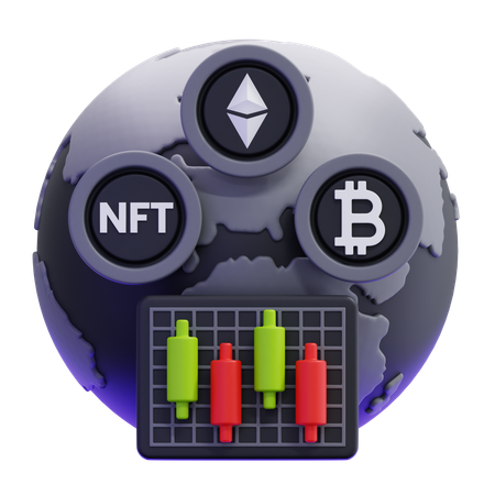 Global Market  3D Icon