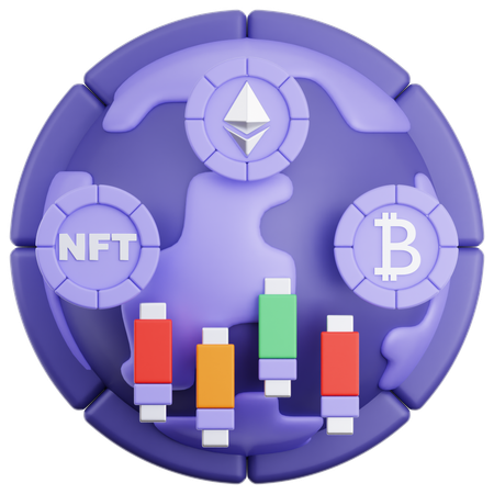 Global Market  3D Icon