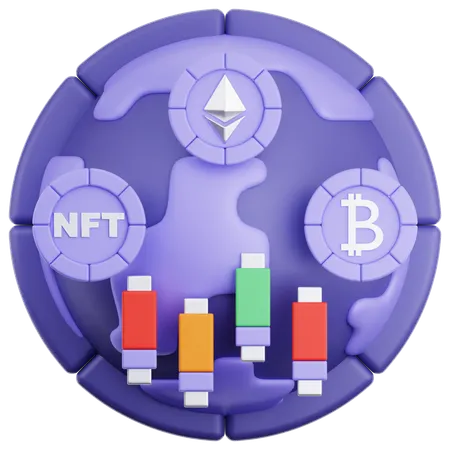 Global Market  3D Icon