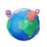 3d global market emoji