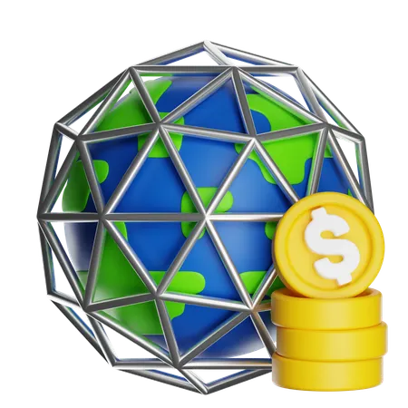 Global Money  3D Icon